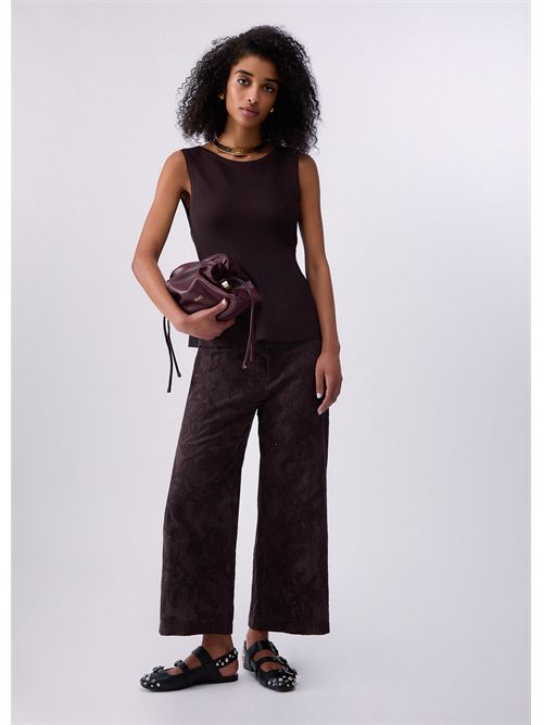 Top con fiocco dietro LIU JO | WA6468MS55N/91109